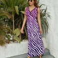 thumbnail image 3 of Animal Print Patterns Sleeveless Dress Woman Fashion Long Dresses Women's Summer Suit Dress 2025, 3 of 7