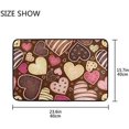 thumbnail image 7 of GZHJMY Valentine's Day Love Heart Floor Mat, Non-Slip Washable Entrance Front Door Rug for Home Indoor Kitchen Bathroom Bedroom, 23.6"x15.7", 7 of 7