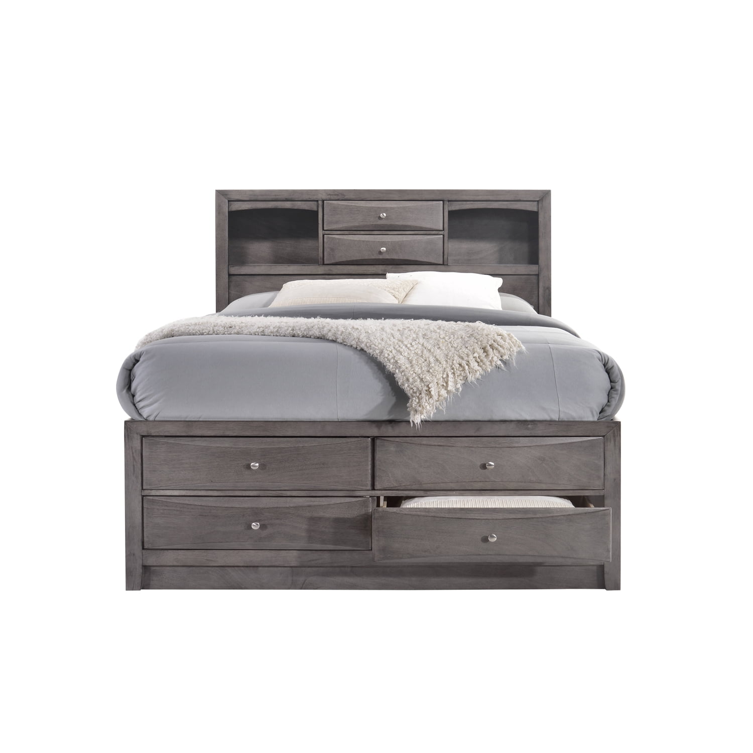 Picket House Furnishings Madison Storage Bedroom Set, Multiple Sizes, Multiple Finishes, Multiple Configurations