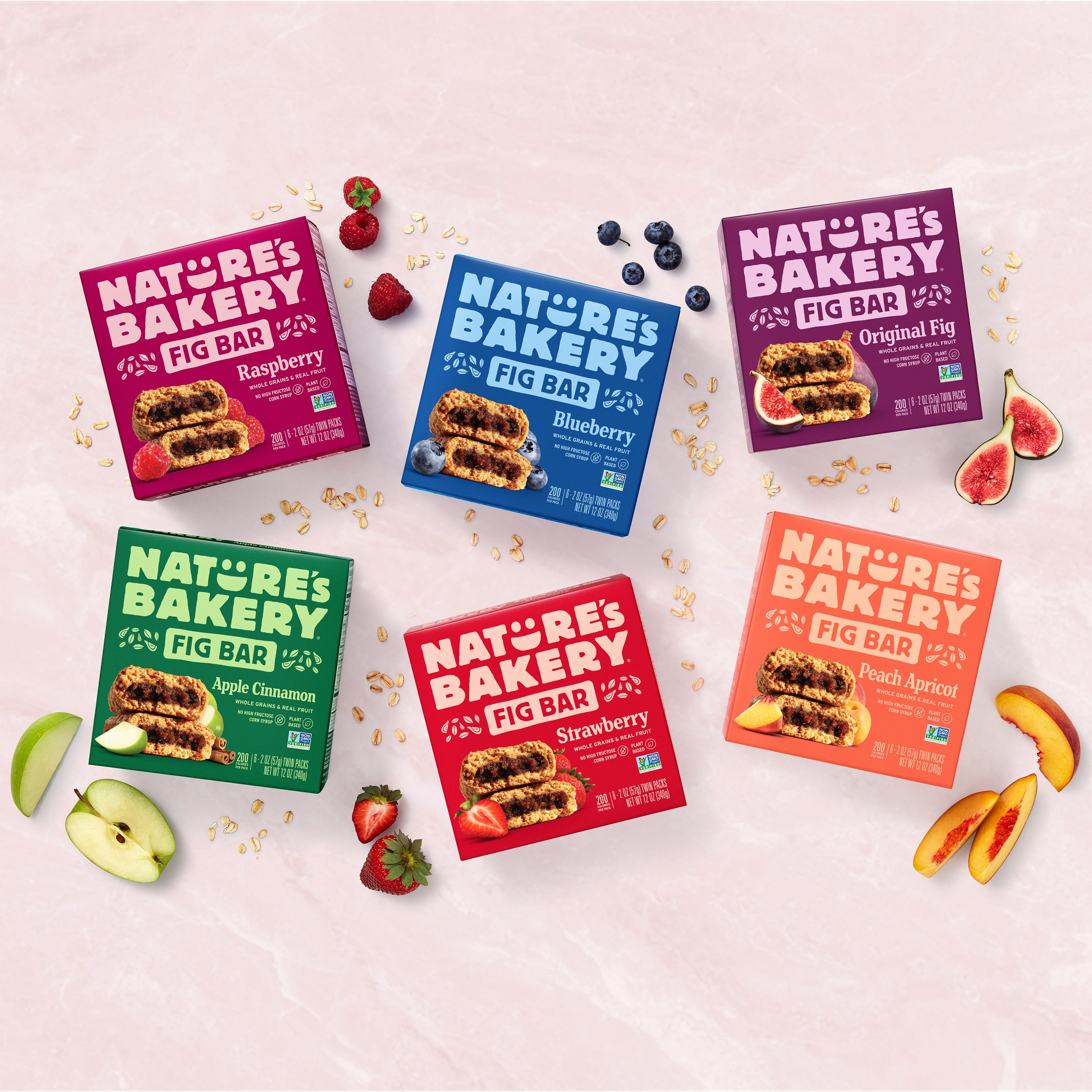 Nature's Bakery Whole Wheat Variety Pack, 2 oz Snack Bars, (36 Ct), Vegan, Non-GMO, Plant-Based