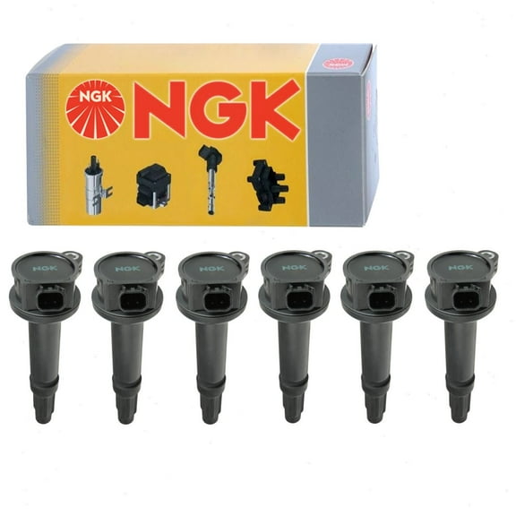 6 pc NGK Ignition Coils compatible with Ford Escape 3.0L V6 2009-2012