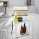 thumbnail image 5 of Estantería de almacenamiento para baño, Estantería móvil de suelo de 3 niveles, hierro negro, 33,5x28x12cm, organizador versátil para baño, inodoro, cocina, diseño que ahorra espacio, fácil de mover, 5 of 6