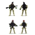 thumbnail image 2 of Esquirla 6 Pcs Mini Soldats Articulés Hommes avec Armes Ensemble de Jouets Modèles, 2 of 8
