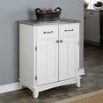 thumbnail image 3 of Homestyles Buffet de Buffets en Bois Blanc Cassé, 3 of 24