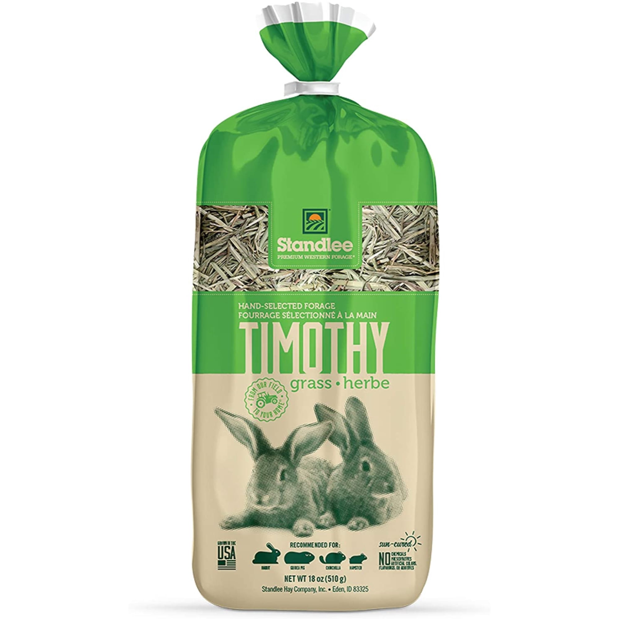 Standlee Premium Products Western Timothy, Small Animal Hay, 18oz Bag