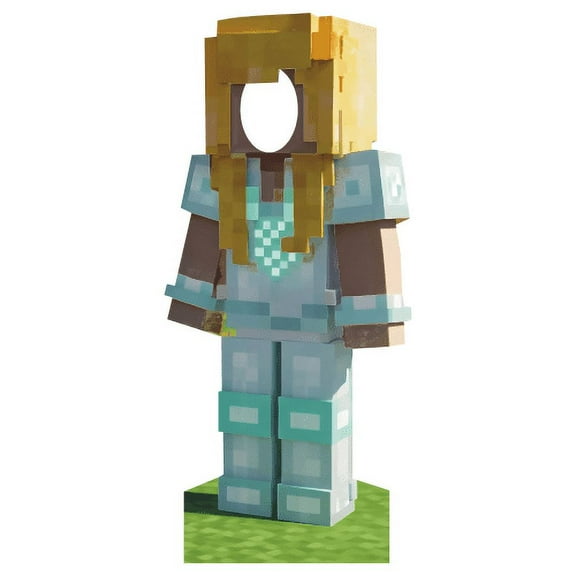 SS11236 Gold Mine Pixel Crafting Girl 2 Video Game Stand In Cardboard Cutout Standee Standup