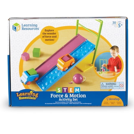 Learning Resources STEM Force & Motion Activity Set - Toddler Sensory Toys, Ages 5+