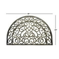 thumbnail image 4 of RugSmith Gold Moulded Vines Half-round Rubber Doormat, 24"x36", 4 of 5