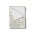 thumbnail image 2 of Garden Art Soft Flannel Fleece Throw Blanket, Blooming Arrangement Foliage Leaves Ornate Style Classic Traditional Design, Cozy Plush for Indoor and Outdoor Use, 70" x 90", Multicolor, by Ambesonne, 2 of 5