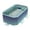 Ice Blue, variant on Hurber Foldable Swimming Pool, Large Non-Inflatable Adults Kids Outdoor Pools, Blue, 113" x 66" x 20"