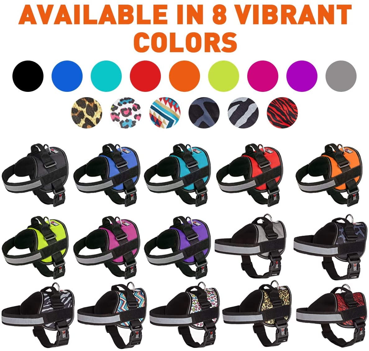 DogLine - Dog Harness, Reflective No-Pull Adjustable Pet Vest with Handle for Walking, Training, Service and Outdoors - Breathable No - Choke Room for Patches( Aztec Design: Girth 18" - 25")