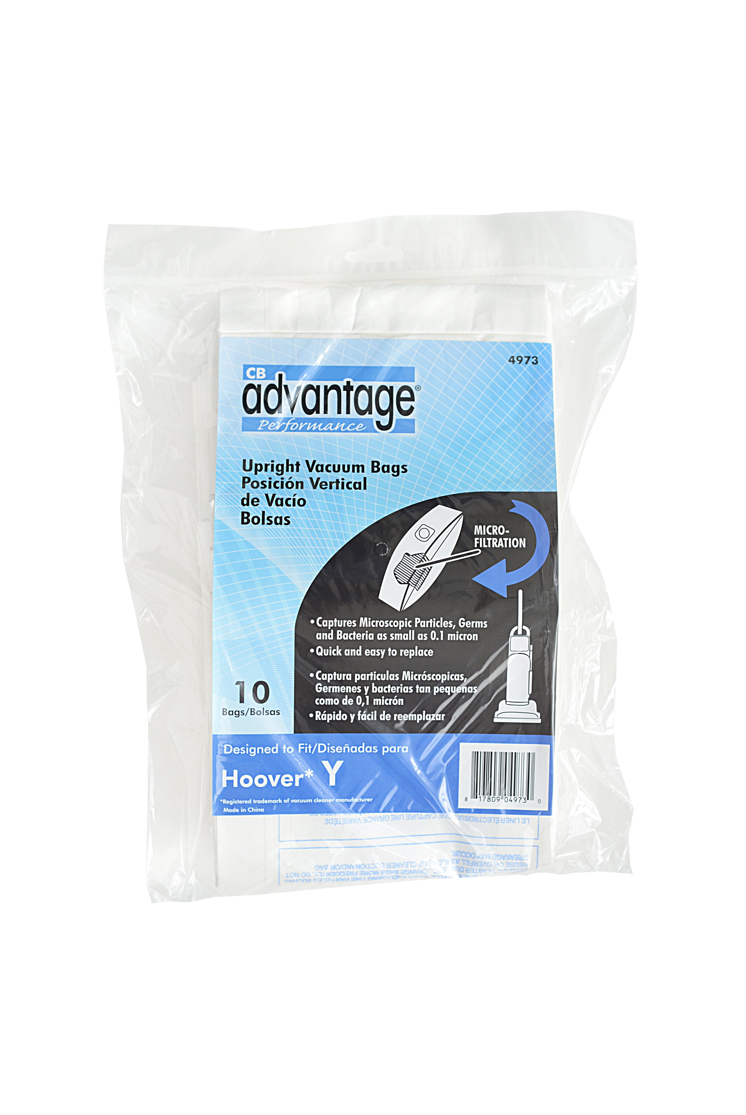 Hoover Y - Replacement Vacuum Bags - 10 