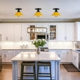 thumbnail image 5 of Kiven Can Lights Retrofit Recessed Lighting with E26 Power Outlet Adapter, 4/5/6 Inch Replacement Conversion Kit, Farmhouse Recessed Lighting Converter Kit for Hallway Kitchen,Yellow BD0173, 5 of 7
