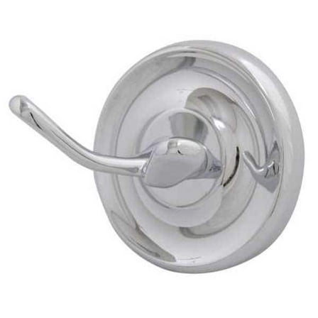 Taymor Bathroom Hook,Zinc,Polished,2 1/2 in W 04-7902