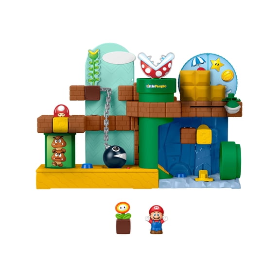 Centro de Actividades para Bebés Mattel Little People Playset Mundo de Mario Bros