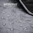 thumbnail image 3 of Large Outdoor Waterproof Blanket Extra Thick Fleece Stadium Blanket for Camping, Car, Pet, Picnics - Windproof, Wearable, Machine Washable 80" x 58" (Smoky Gray), 3 of 6