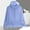 Sky Blue, variant on Womens Summer Blouses, Reflective Solid Color Breathable Hooded Sunscreen Clothing