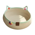 thumbnail image 3 of Cesta tejida para cama de gato, cómoda cama para dormir para mascotas, protector de muebles y rascador para gatos pequeños, medianos y grandes. L, 3 of 8