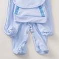thumbnail image 4 of Newborn Baby Cotton Bodysuit Long-Sleeve Unisex Babies Clothing Newborn Knotted Sleeping Bag Fetal Hat Set Baby Comfortable And Breathable Pajamas 3-6M, 4 of 6