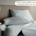 thumbnail image 4 of Southshore Fine Living, Inc. Microfiber Bedding Set, Fitted Sheet, Flat Sheet, Pillow Cases, Blue, 4 of 7