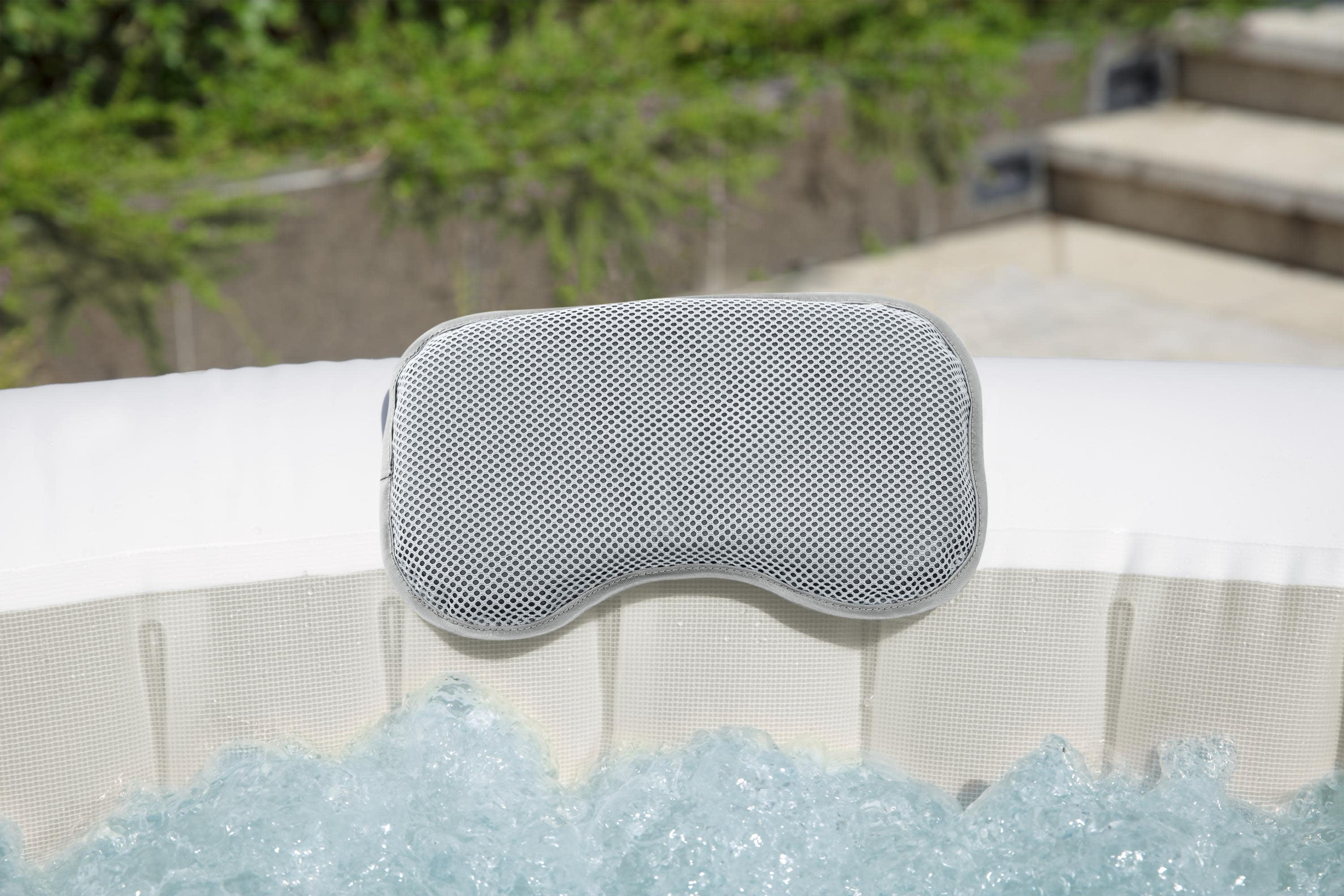 Deluxe Grey Super Soft Spa Pillow Hot Tub Bath FITS MOST MODELS Cushion Comfort 