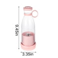 thumbnail image 3 of Portable Blender for Smoothies and Shakes – Rechargeable Mini Juicer Cup with USB Charging, 6-Blade Stainless Steel, Leakproof Design for Gym, Travel, Office, and Home Use, 3 of 6