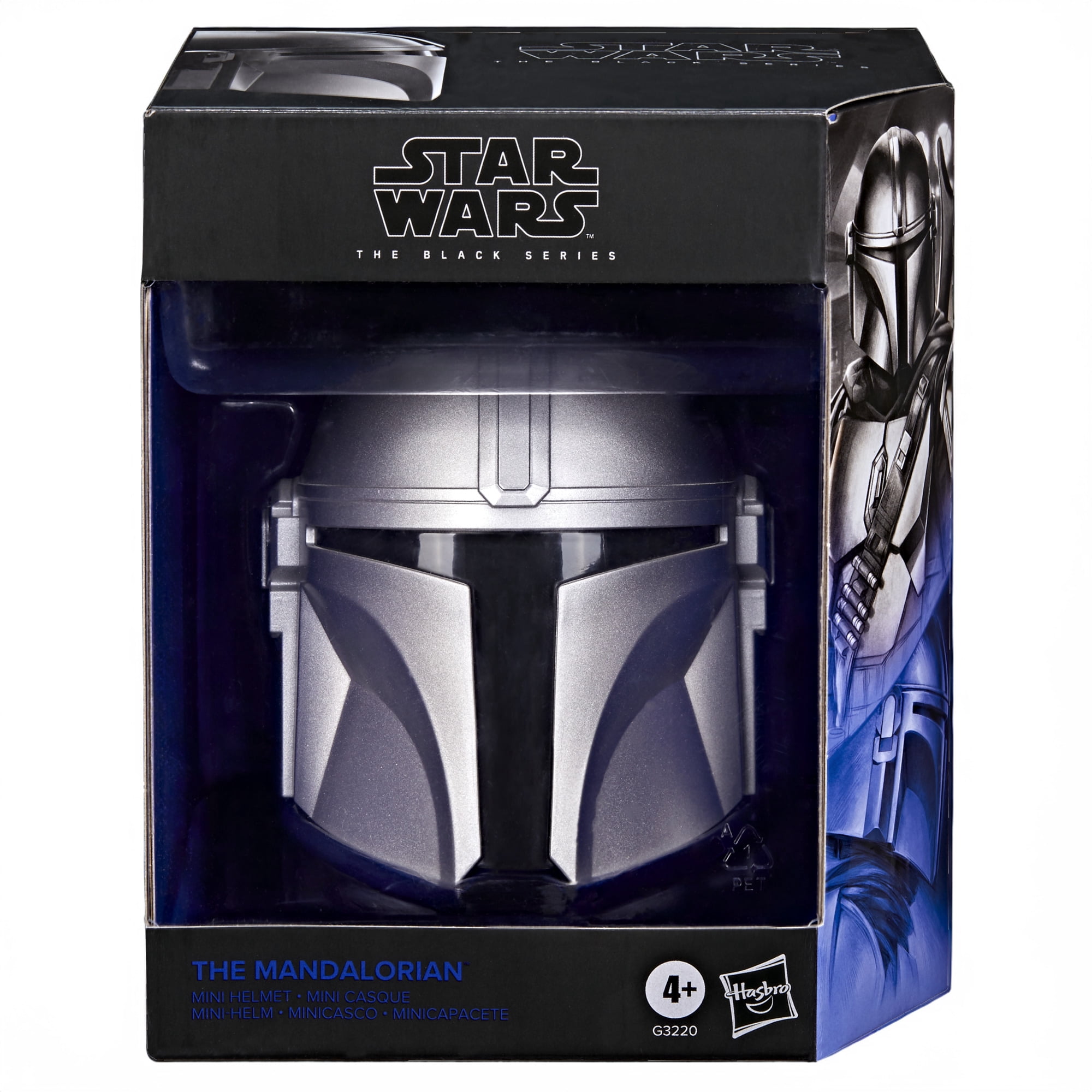 Star Wars The Black Series The Mandalorian Premium Mini Helmet for Display, 6 In. Scale