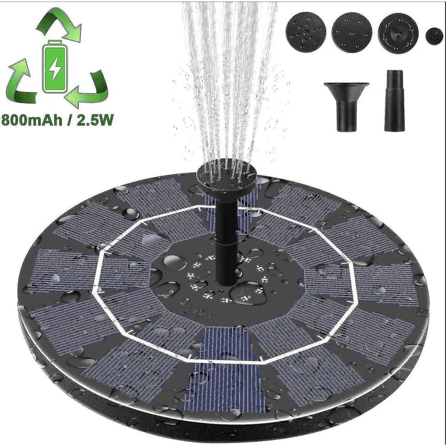 3.0w Solar Fountain Pump For Birdbath Portable Floating Solar Water Fountain Pump For Outdoor Swimming Pool_Perfect Gift