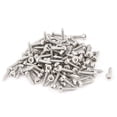 thumbnail image 1 of Unique Bargains 2mm x 8mm Threaded Nickel Plated Hex Head Self Tapping Screws 100 Pcs, 1 of 1