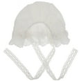 thumbnail image 1 of Miangastore 1pc Newborn Sun Protection Lace Newborn Lace Bonnet with Flower Decor, 1 of 8