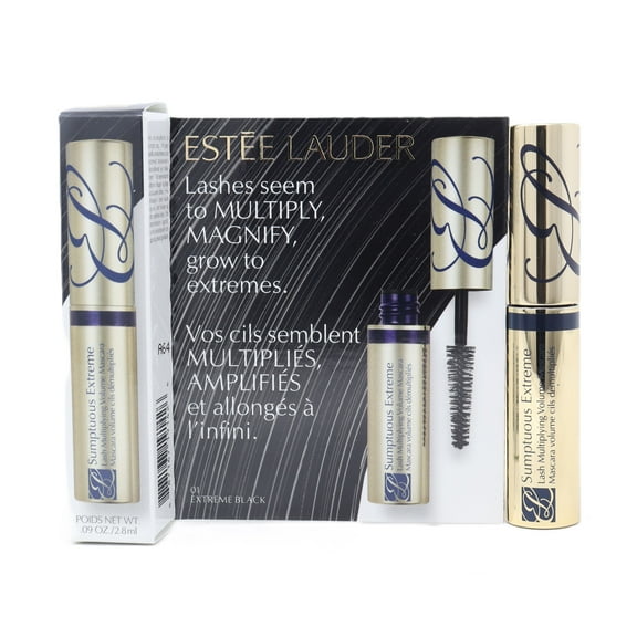Estee Lauder Sumptuous Extreme Mini Mascara 0.09oz 01 Extreme Black
