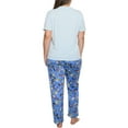 thumbnail image 5 of Women's Mickey Mouse & Friends T-Shirt & Plush Pants Pajama Set (Size 1X), 5 of 7
