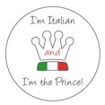 thumbnail image 2 of CafePress - I'm Italian And I'm The Prince! - Baby Light Bodysuit, Size Newborn - 24 Months, 2 of 4