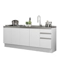 thumbnail image 2 of Mueble De Cocina 200cm Con Tarja Glamy Blanco 01, 2 of 9