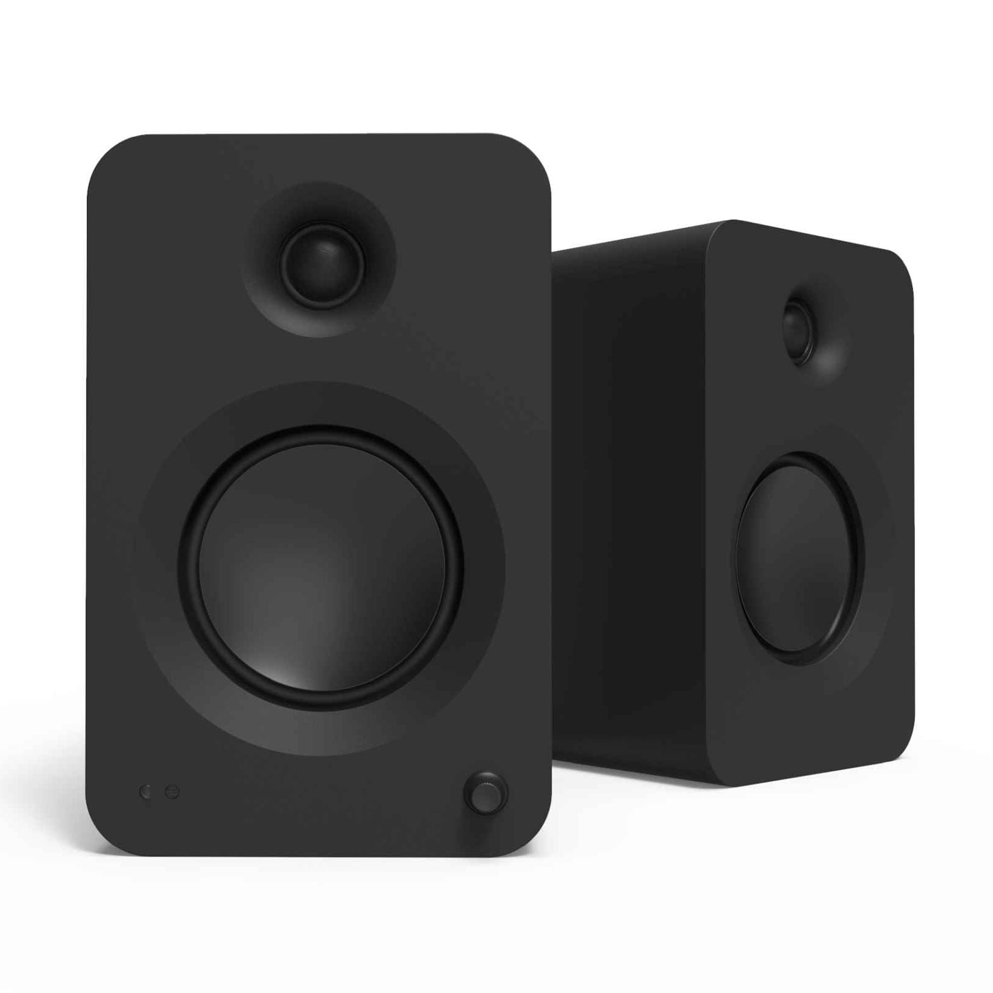 Kanto Ren Powered Speaker System (black) and SUB8 Powered 8in Subwoofer (white) Bundle