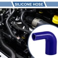 thumbnail image 2 of Unique Bargains 1pcs 25-45mm 0.98"-1.77" ID 90mm 3.54" Length 90° Blue Car Silicone Hose Universal, 2 of 7
