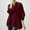 Wine, variant on WXLWZYWL Velvet Tops for Women Dressy Casual Blouses Long Sleeve Shirts Pleated Vintage Tunic Tops Fall Winter Tshirt Elegant Party