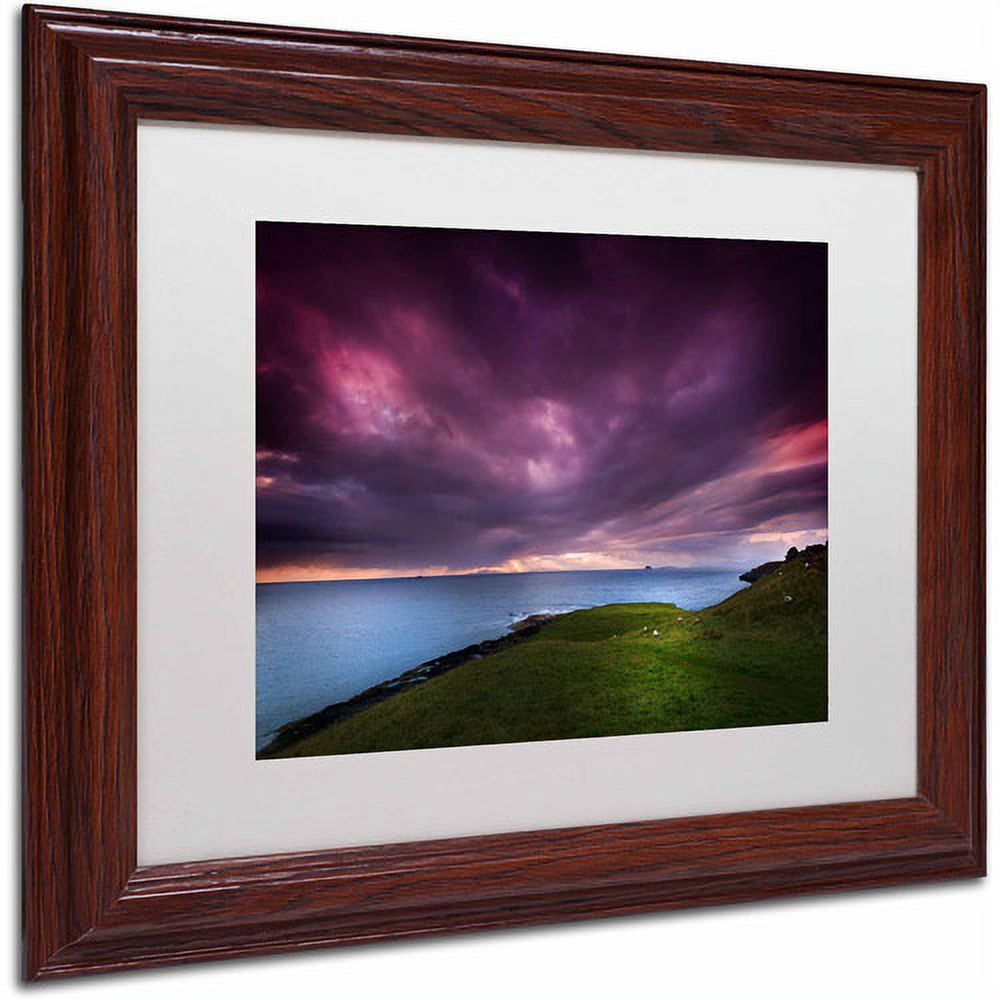 Trademark Fine Art "Scottish Colors" Canvas Art by Philippe Sainte-Laudy, White Matte, Wood Frame