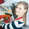thumbnail image 6 of Kids Tableware,Set Of 6 Spoon Spatula For Non Stick Pot Carbonized And Wood Spatula Wooden Spoon Kitchen Utensils, 6 of 8