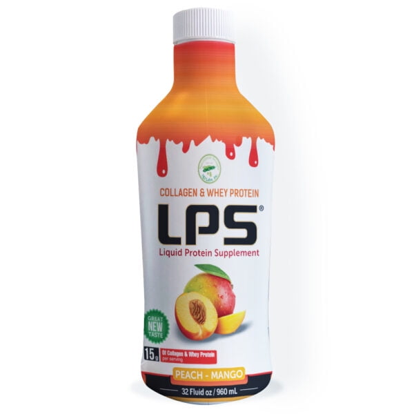 LPS Liquid Protein Supplement Peach Mango Flavor