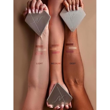 Makeup-Contorno,Blush&Iluminador Paleta de caras de diamante (L)