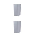 thumbnail image 3 of Bote de basura con tapa abatible Inteprter Gris 10.2L, 3 of 6