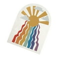 thumbnail image 4 of Etiqueta engomada de la ventana del arco iris Etiqueta de la puerta del mural de vidrio Se aferra a la ventana para la decoración del dormitorio del 12cmx11cm Fernando Se aferra a la ventana, 4 of 8