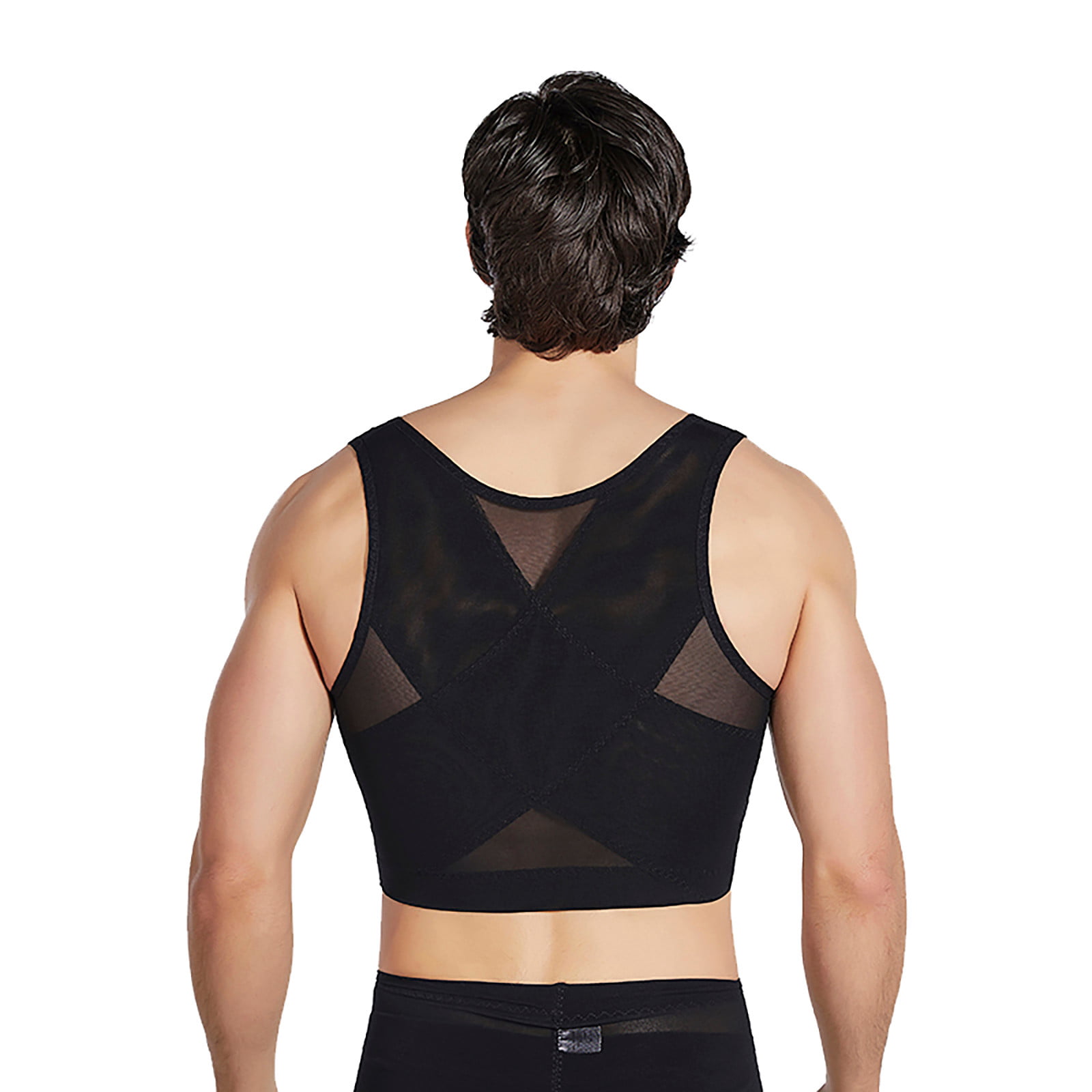 Men's Corset Men's Corset Invisible Corset Chest Flat Chest Breast Shaping  Big Chest Makes You Look Smaller Pull Back Half Vest - AliExpress
