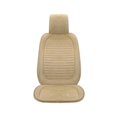 thumbnail image 3 of AuroraX Winter High Back Car Seat Cushion Beige Comfort Thick Warm Short Plush Seat Cushion for Car Pad for Pressure Relief, 3 of 3