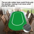 thumbnail image 6 of GSE Games & Sports Expert 70"x35" Professional Casino Poker Tabletop Layout Mat with Carrying Bag, Non-Slip Rubber Poker Felt, 6 of 8