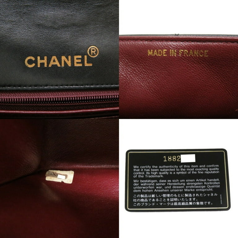 Pre-Owned Chanel Diana 22 Small Lambskin Black Matelasse Cocomark Turnlock  Shoulder Bag (Good) 