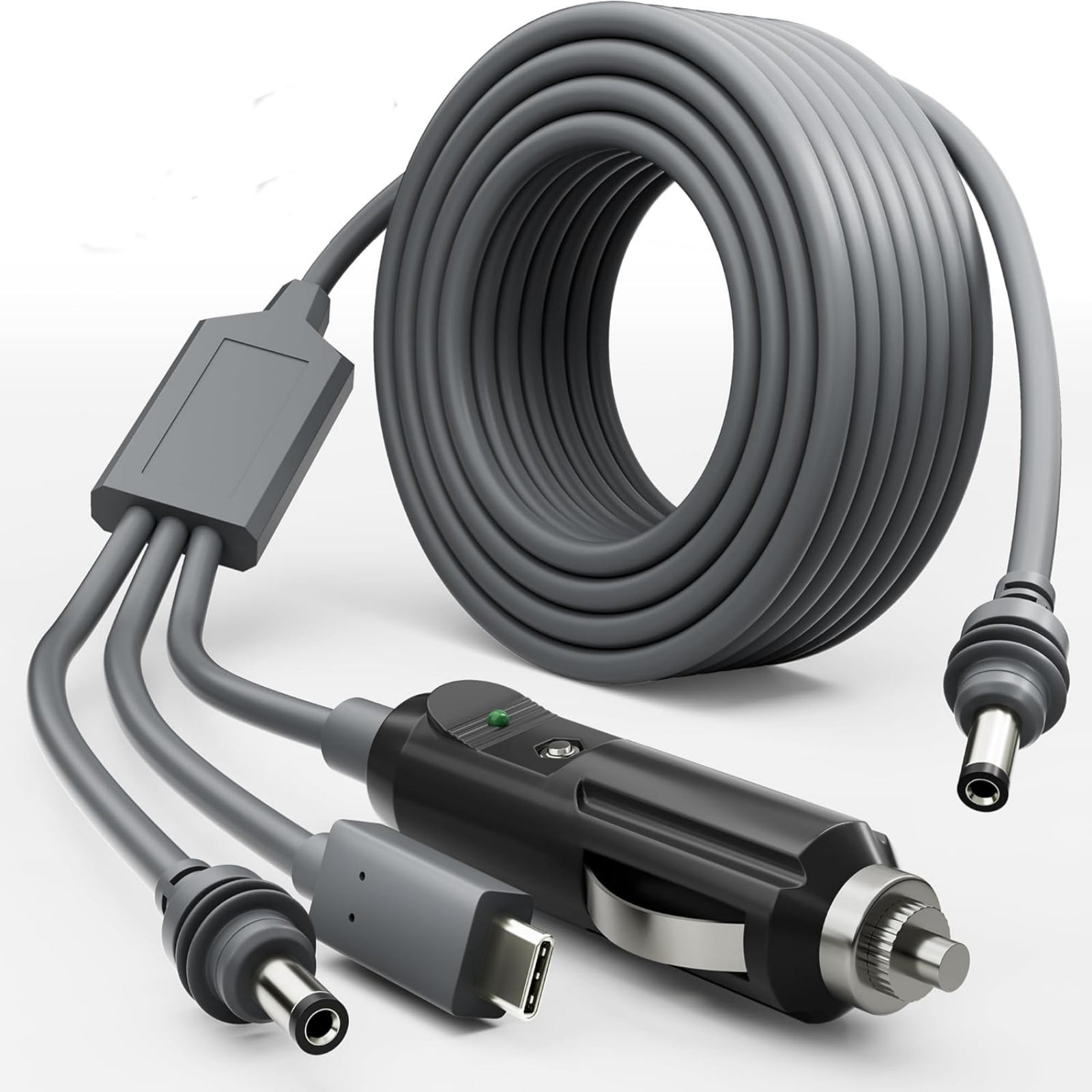 Power Cable 10ft USB C Car Charging DCDC Cable for Power Needs