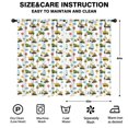 thumbnail image 2 of Blackout Kids Curtains,Cartoon Construction Vehicles Signs White Pattern Childrens Insulated Curtains Set Of 2,Bedroom Essentials,Toddler Room Decor 52"x84", 2 of 5