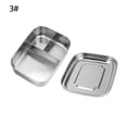 thumbnail image 2 of Hicess 1/2/3 Grids Stainless Steel Portable Food Container Student Bento Lunch Box, 2 of 8
